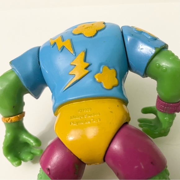 Vintage 1989 Teenage Mutant Ninja Turtles Genghis Frog Action Figure TMNT - Picture 13 of 16